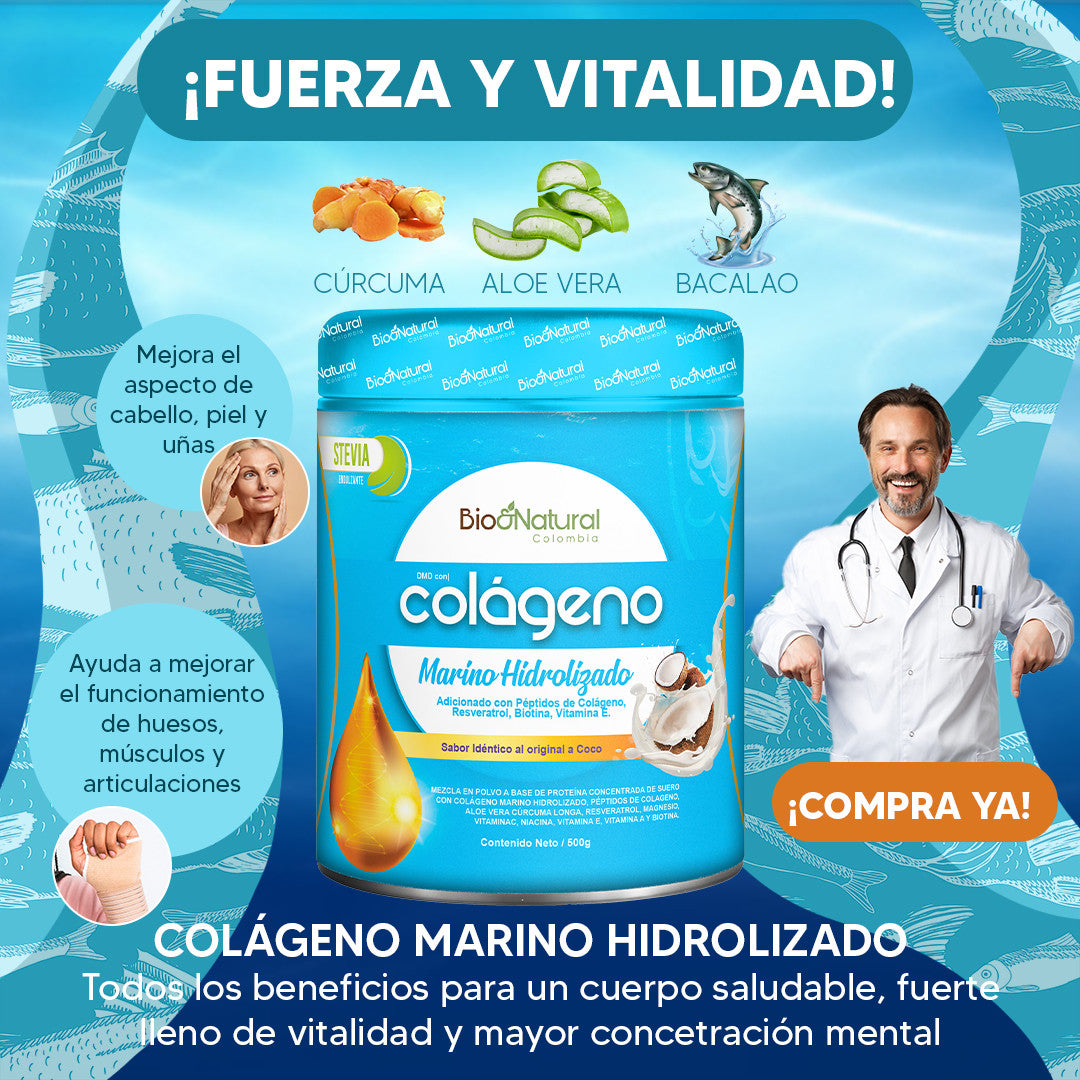 COLAGENO MARINO HIDROLIZADO X 500 GR ®