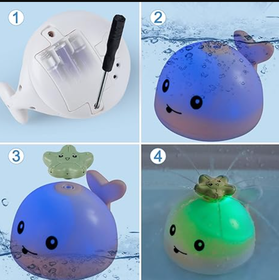 JUGETE ACUATICO ™ l BALLENA PARA BEBÉS