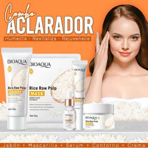 KIT FACIAL DE ARROZ BIOAQUA ™